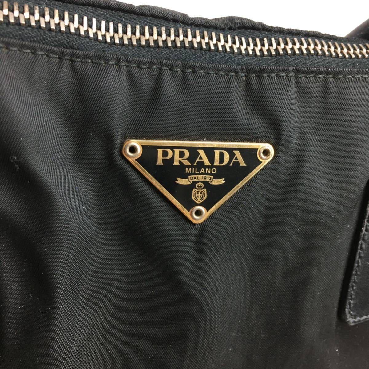 美品 A4収納 トートバッグ 肩掛け ビジネス PRADA プラダ