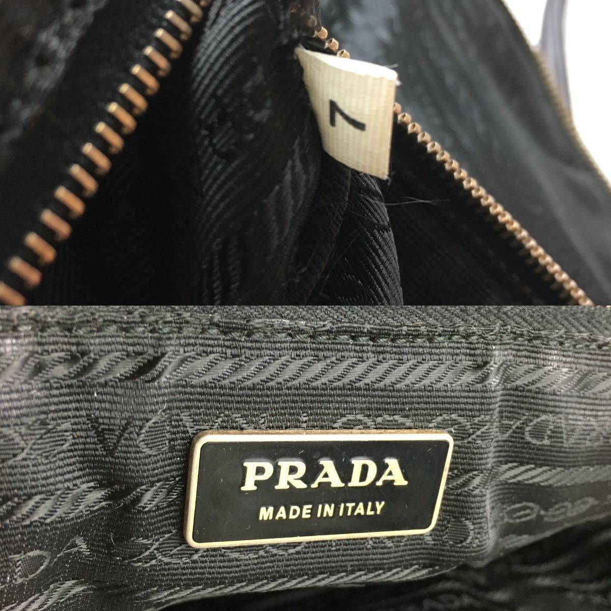 美品 A4収納 トートバッグ 肩掛け ビジネス PRADA プラダ