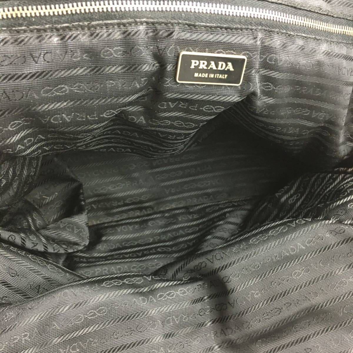 美品 A4収納 トートバッグ 肩掛け ビジネス PRADA プラダ