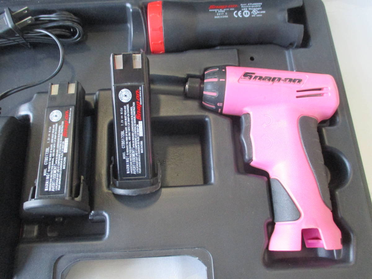 スナップオン、ドリル、ドライバー(中古) スナップオン 充電式 電動ドライバー スナップオン Snap-on 電動