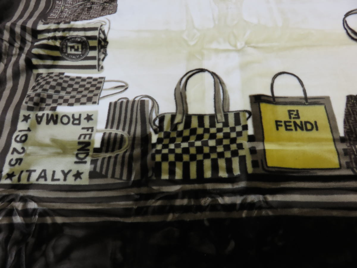 □未使用保管品□FENDI/フェンディ□ニューマイヤー毛布□140cm×210cm
