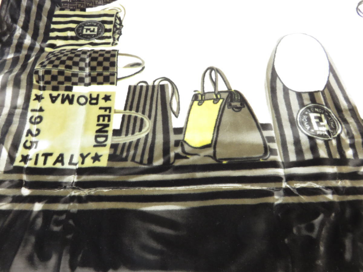 □未使用保管品□FENDI/フェンディ□ニューマイヤー毛布□140cm×210cm