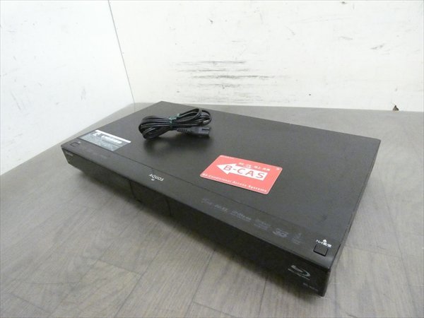500GB☆13年☆シャープ/SHARP/AQUOS☆HDD/BDレコーダー☆BD-W515☆2番組同時録画☆3D対応機 管SA1370