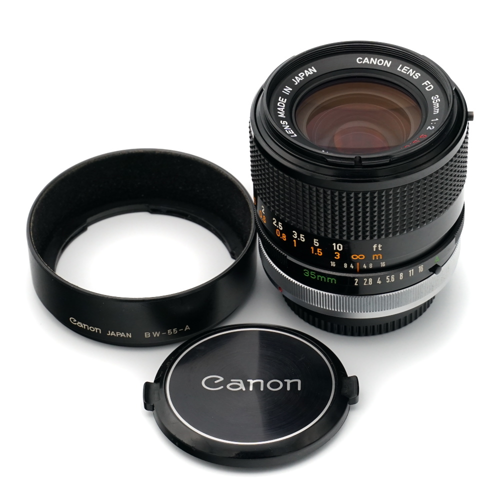 Canon FD 35mm F2 S.S.C. 整備済 'O' 前玉凹み レア Lens - メルカリ