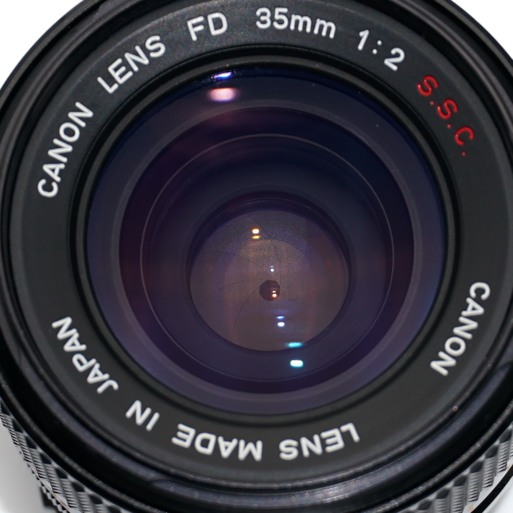 Canon FD 35mm F2 S.S.C. 整備済 'O' 前玉凹み レア Lens - メルカリ