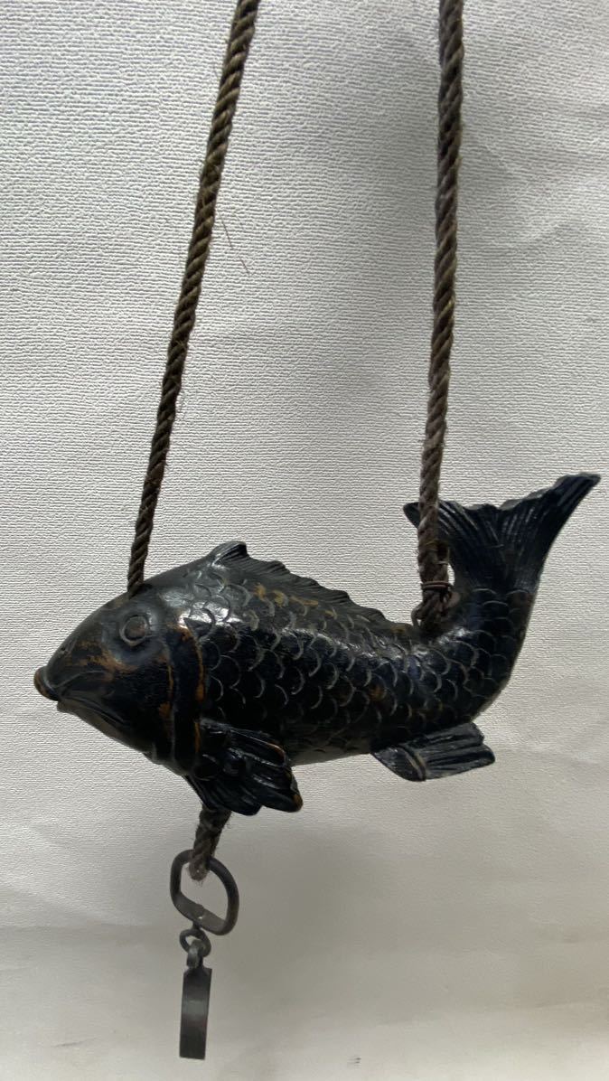 全長 90cm 自在鉤 魚横木 木彫り 古民具 囲炉裏 古民家 全長 90cm 自在鉤 魚横木 木彫り 古民具 囲炉裏 古民家 自在鉤 鯉