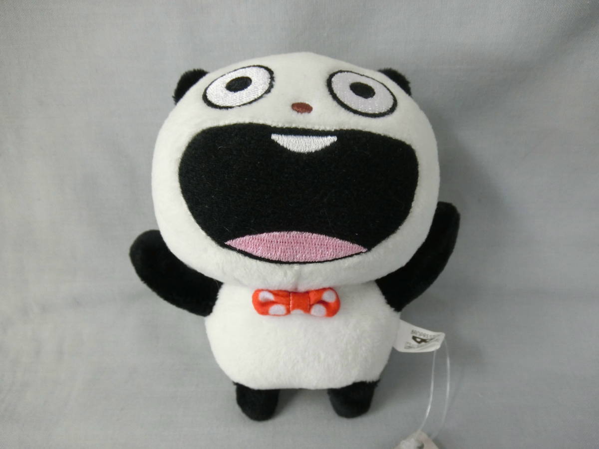 紙タグ付き ごきげんぱんだ カバンに付けられるぬいぐるみ