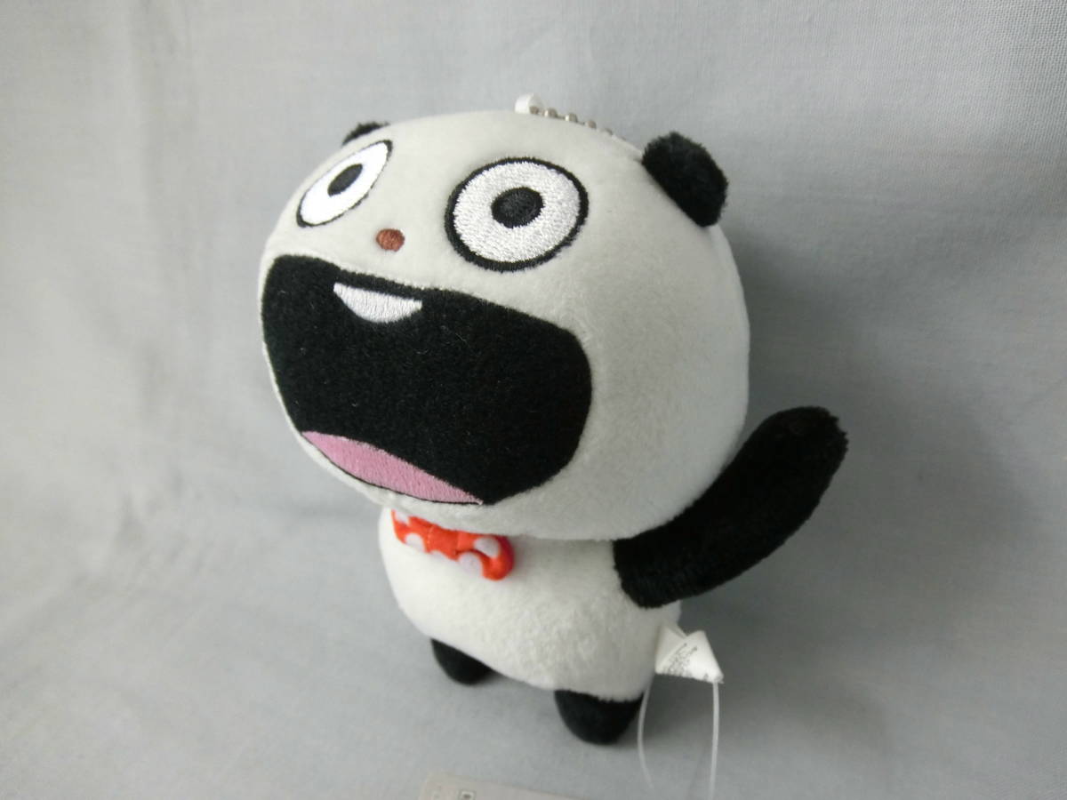 紙タグ付き ごきげんぱんだ カバンに付けられるぬいぐるみ