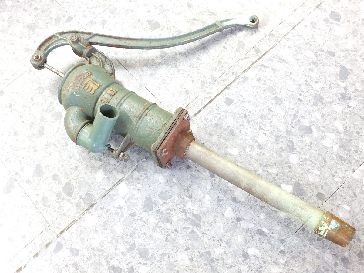 ジャンク 川本式 手押しポンプ 井戸ポンプ ガーデニング 川本製作所 32
