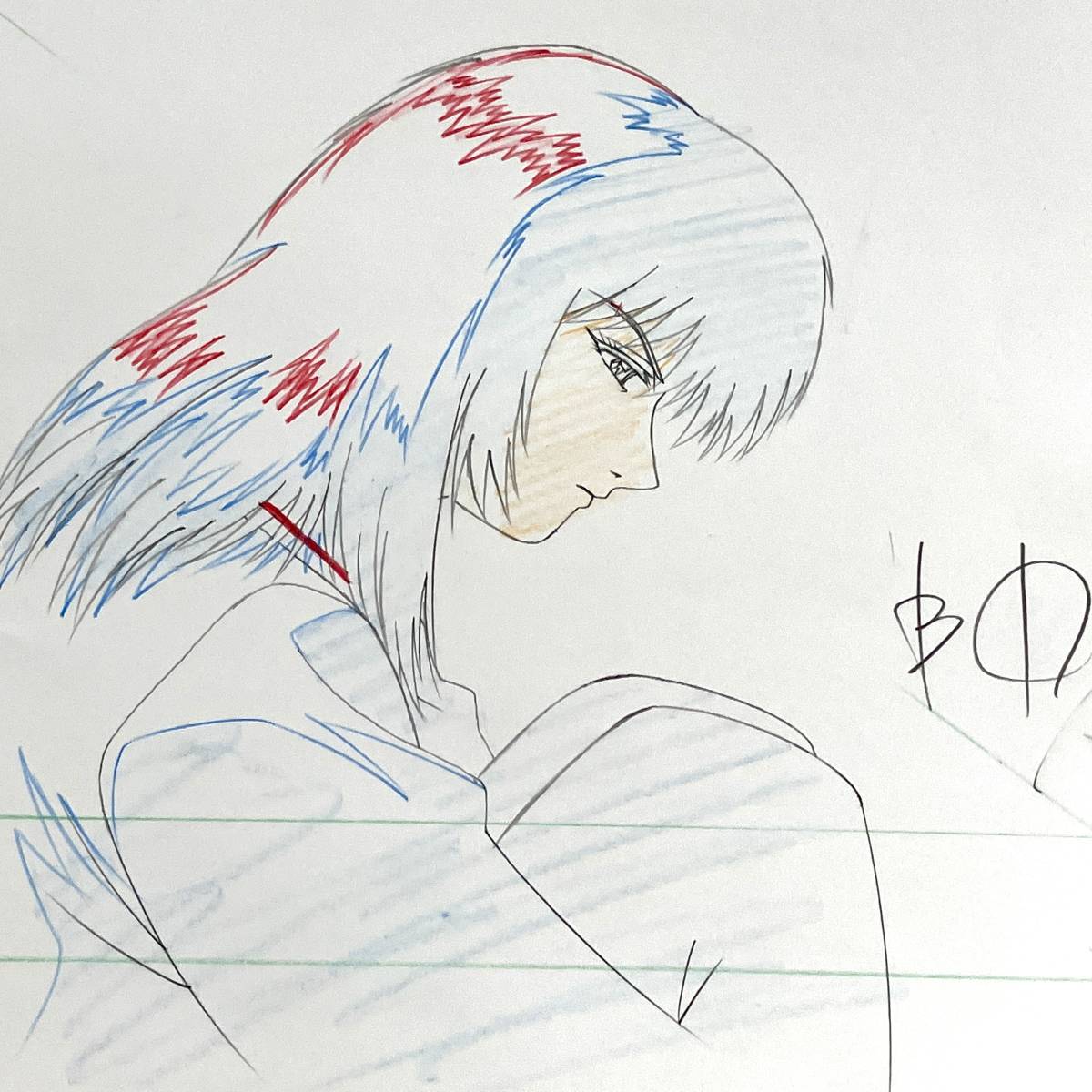 GTO 原画 Yahoo!オークション - Genga セル画 [セル画 最終回 Cel 