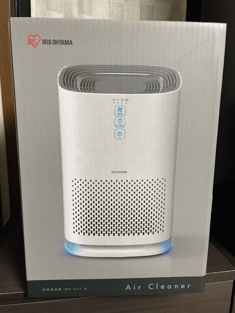 【新品・未使用】アイリスオーヤマ 単機能空気清浄機 ホワイト IBP-A25-W