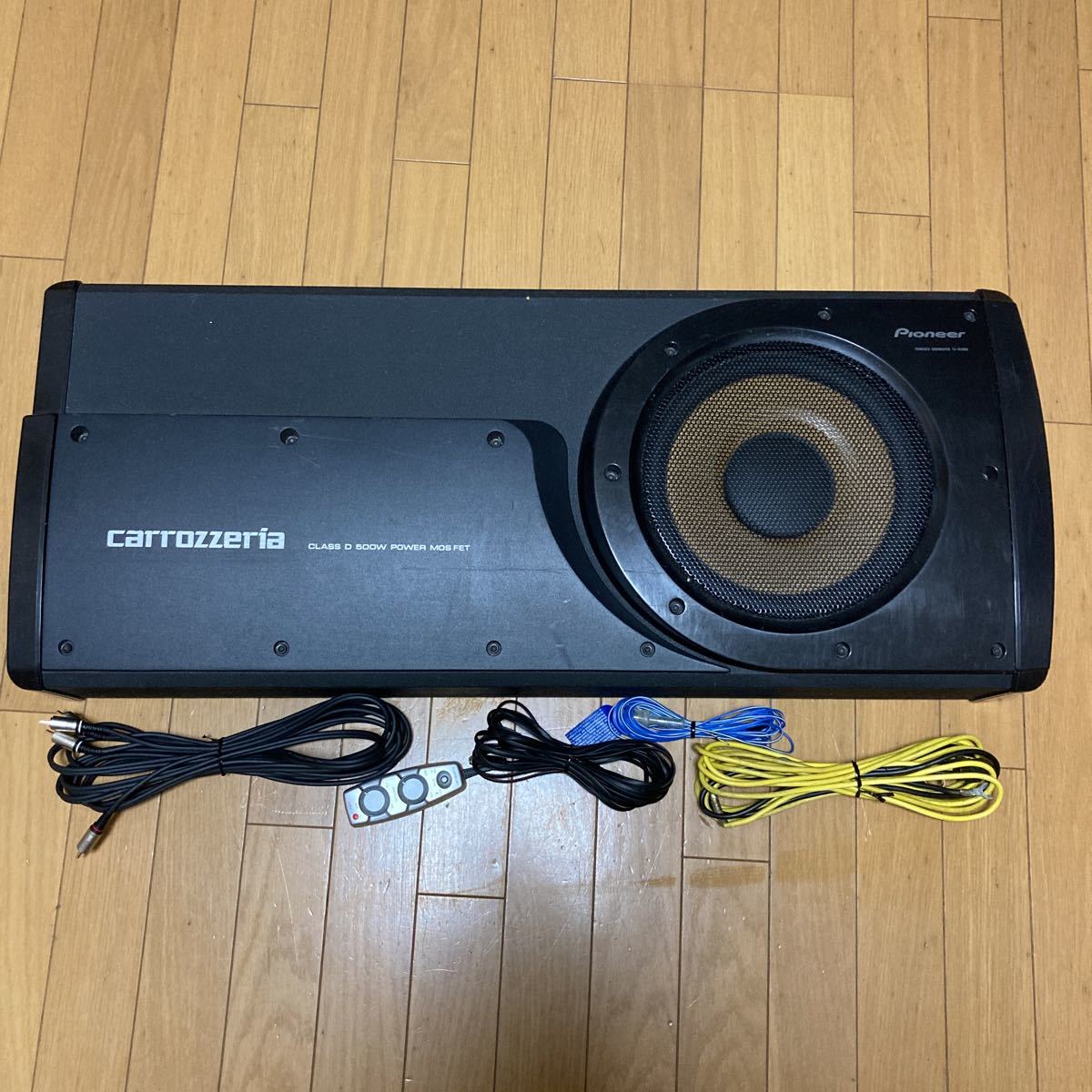 carrozzeria サブウーファー アンプセット carrozzeria アンプ内蔵サブウーファー カロッツェリア TS-WX99A