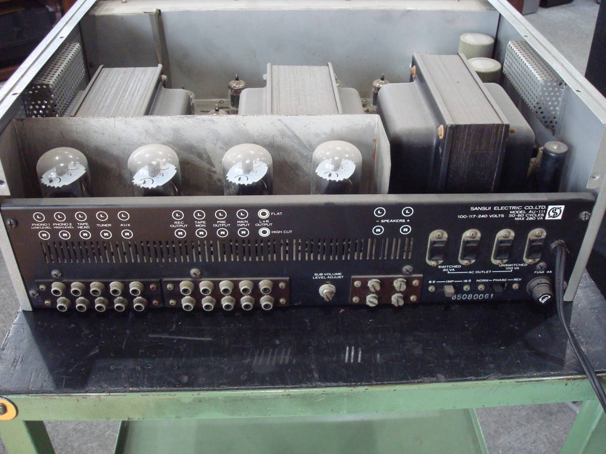 SANSUI 真空管アンプ AU-111 ジャンク品 【公式通販】
