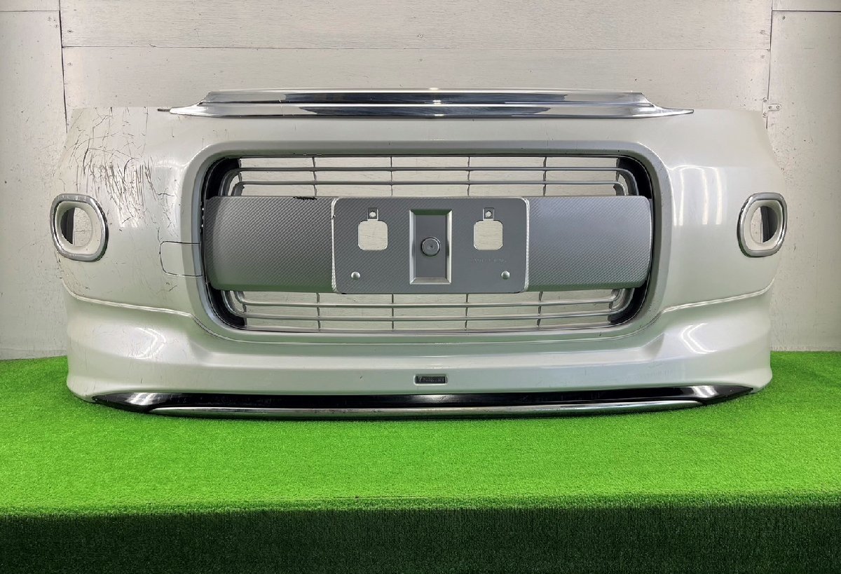 71135◇NSP140/NSP141/NCP141/NCP145 ポルテ 純正 フロントバンパー ★MODELLISTA/モデリスタ スポイラー付 52119-52820◇ほ6-H7