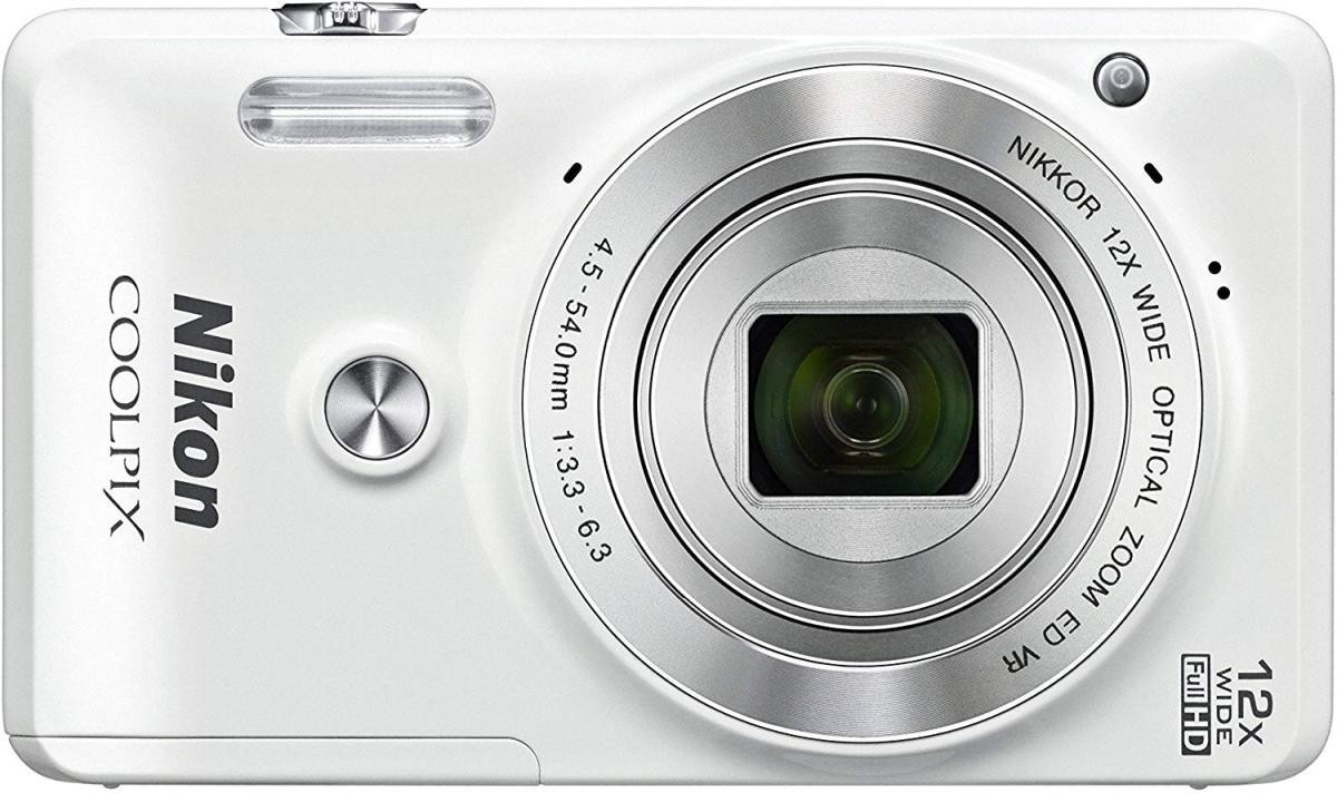 中古 美品 NIKON COOLPIX S6900 ホワイト クールピクス コンデジカメラ 