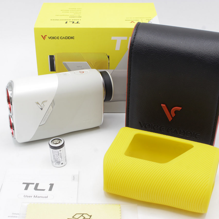 【美品】Voice Caddie TL1 ゴルフ用レーザー距離計 ピン・トレーサー機能 ボイスキャディ 本体