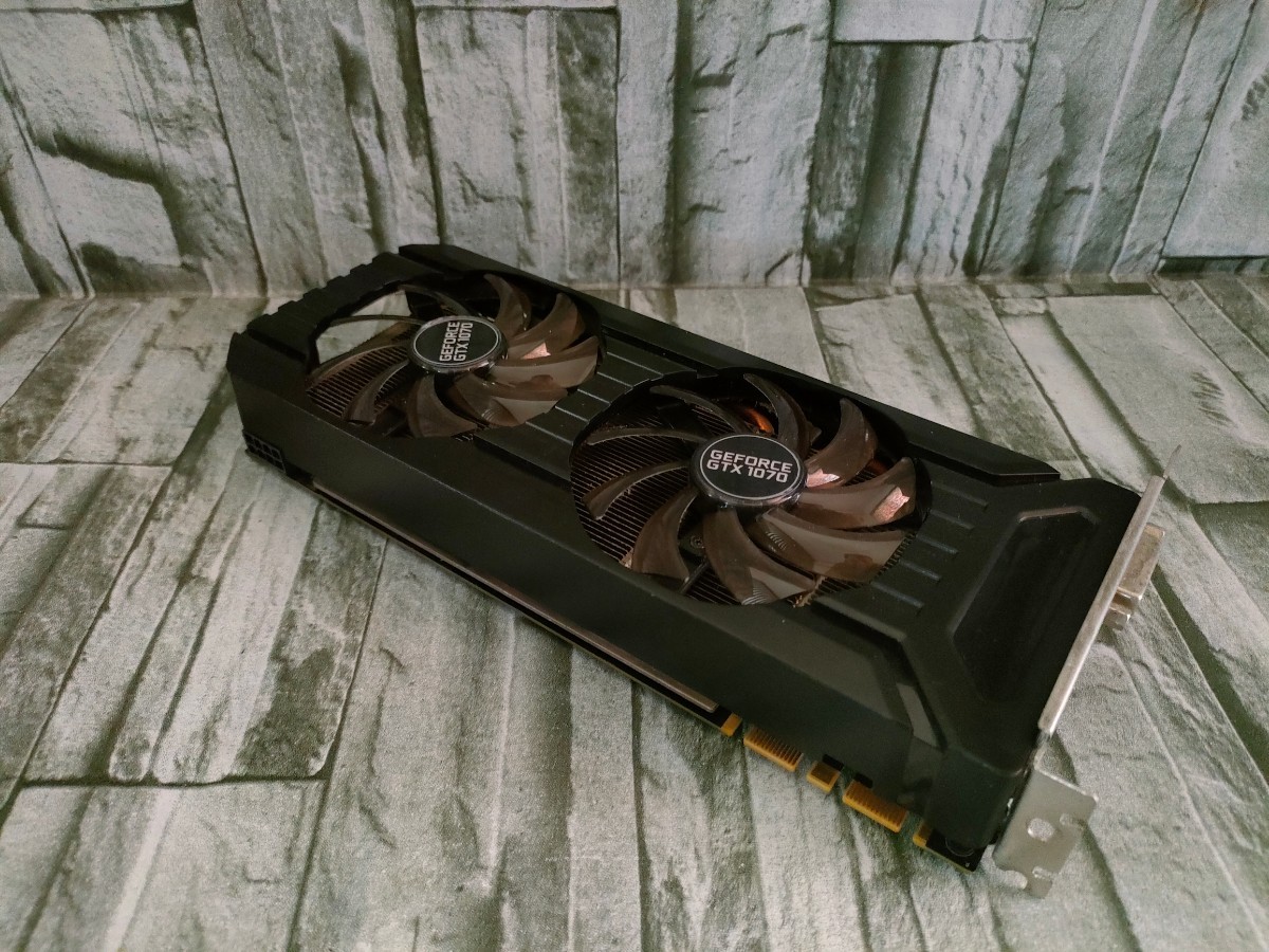 NVIDIA GeForce GTX1070 8GB DUAL 【グラフィックボード】