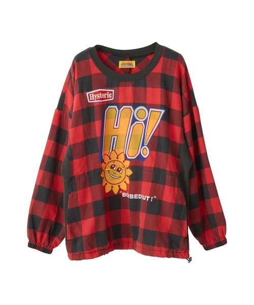 100%新品，人気SALE ヒステリックグラマー HYSTERIC GLAMOUR HYSTERIC HI プルオーバーシャツ オーバーサイズ チェック プルオーバー(トレーナー)｜売買されたオークション情報、yahooの商品情報をアーカイブ公開 - オー 男性用