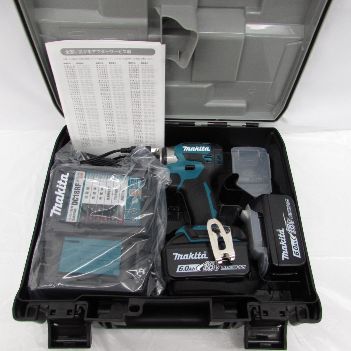 【未使用品】makita マキタ 充電式インパクトドライバ TD173DRGX 18V 6.0Ah ブルー 11255973 0415