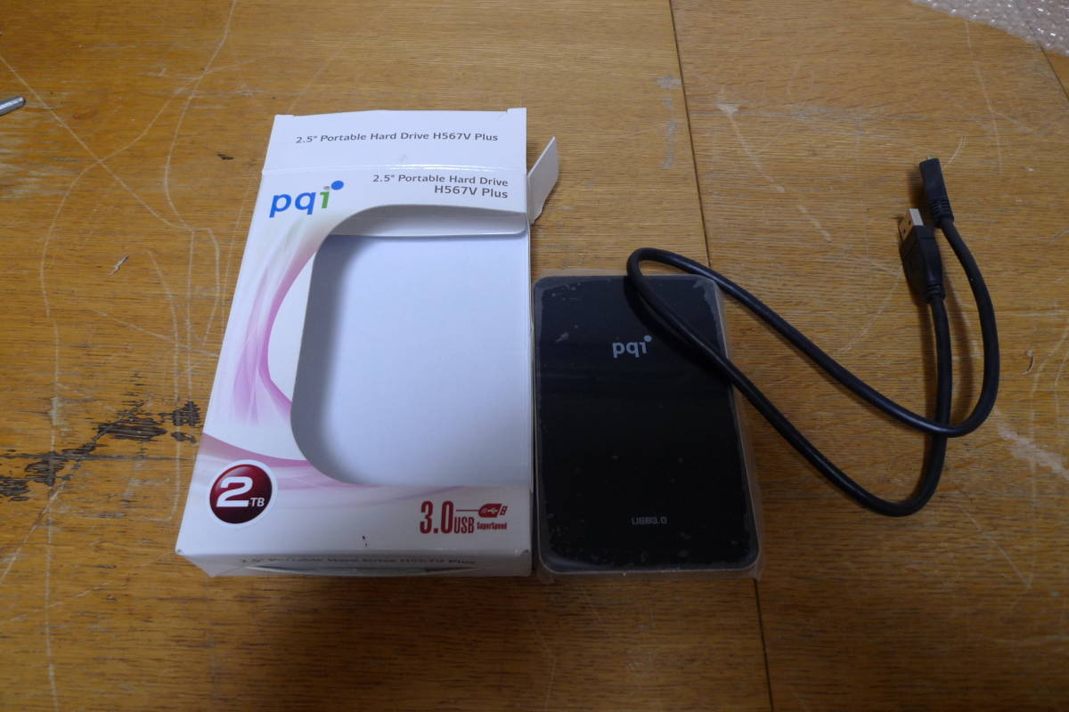 人気セール，低価 pq1 H567Vplus 2TB 3.0USB 2.5 ポ-タブル 箱付き 900円から(1TB～)｜売買されたオークション情報、yahooの商品情報をアーカイブ公開 - オークファン 1TB～
