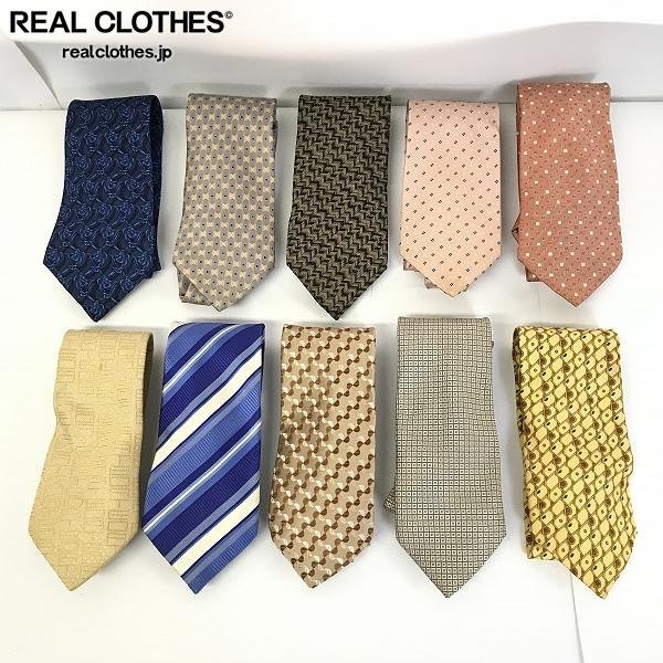 【おまとめ品】LANVIN/ランバン ETRO/エトロ Christian Dior/クリスチャンディオール 他 総柄ネクタイ /060