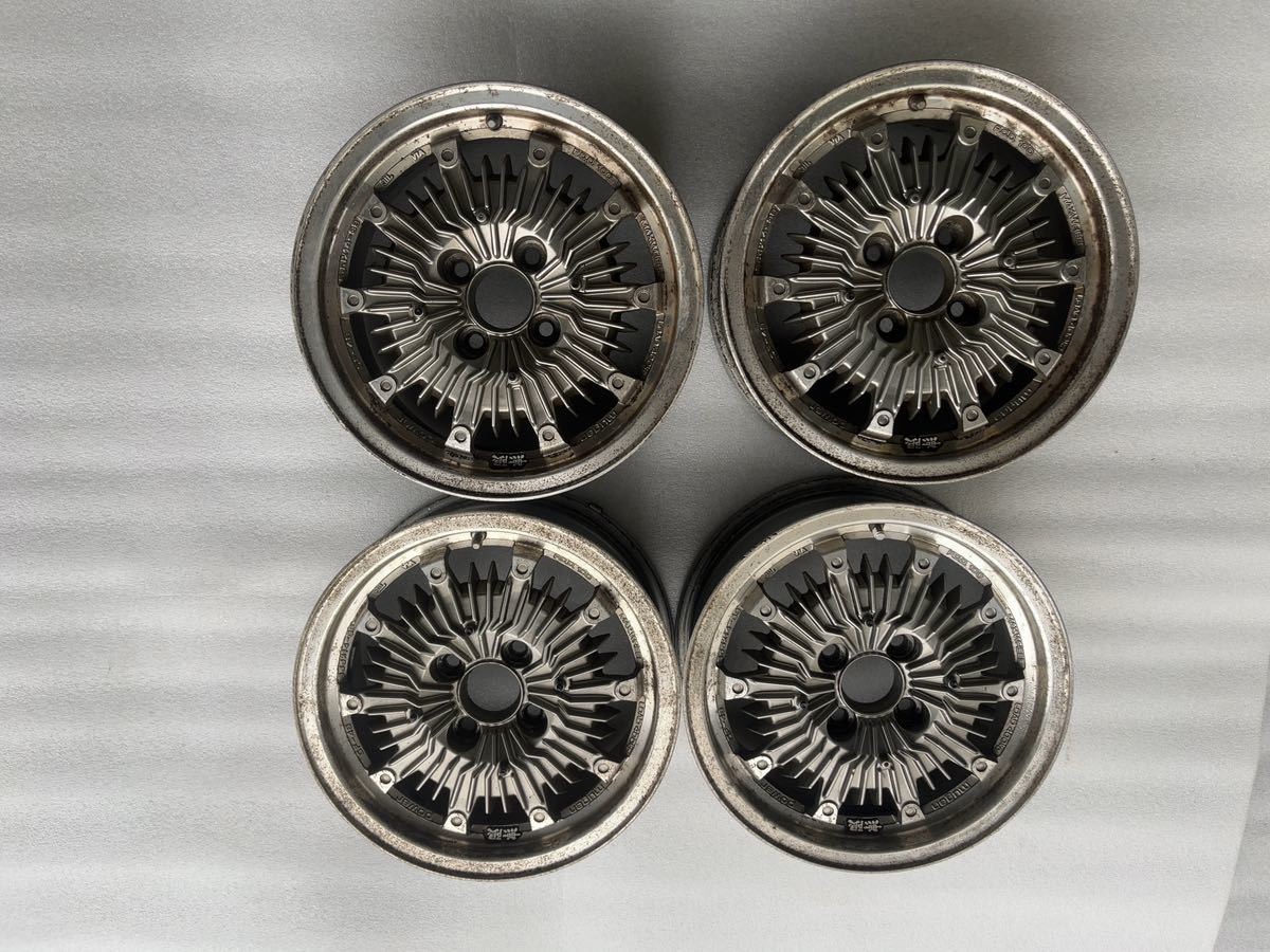 無限 MUGEN CF-48 アルミホイール 6JJ×14インチ−38 PCD100 中古品 