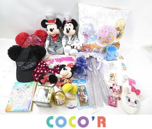 【同梱可】中古品 ディズニー アリエル ミッキー ミニー 他 クッション コレクションブック ぬいぐるみ 等 グッズセ