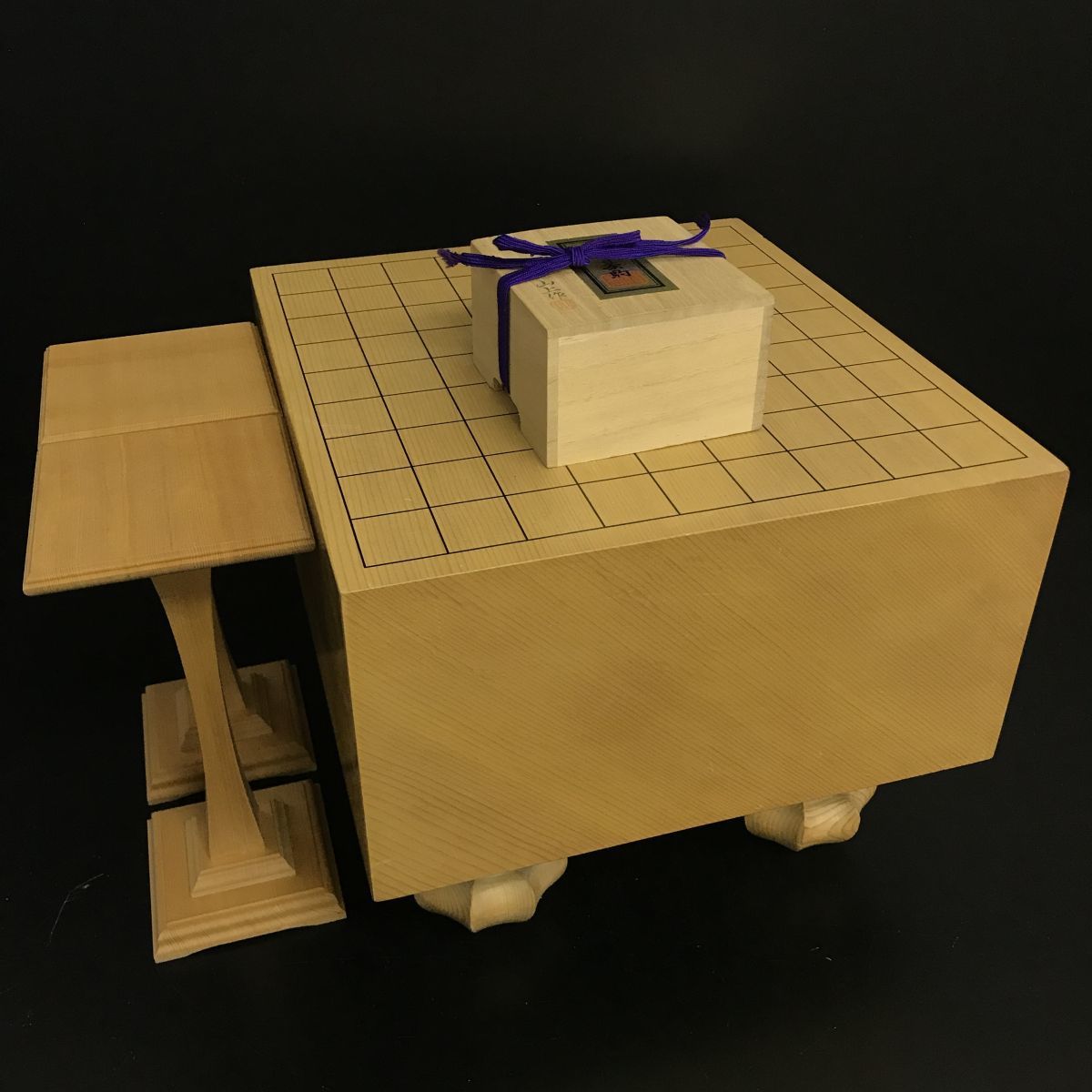 将棋盤 脚付き 厚み18cm 駒置き台 駒 山上作 将棋セット 【303-192#