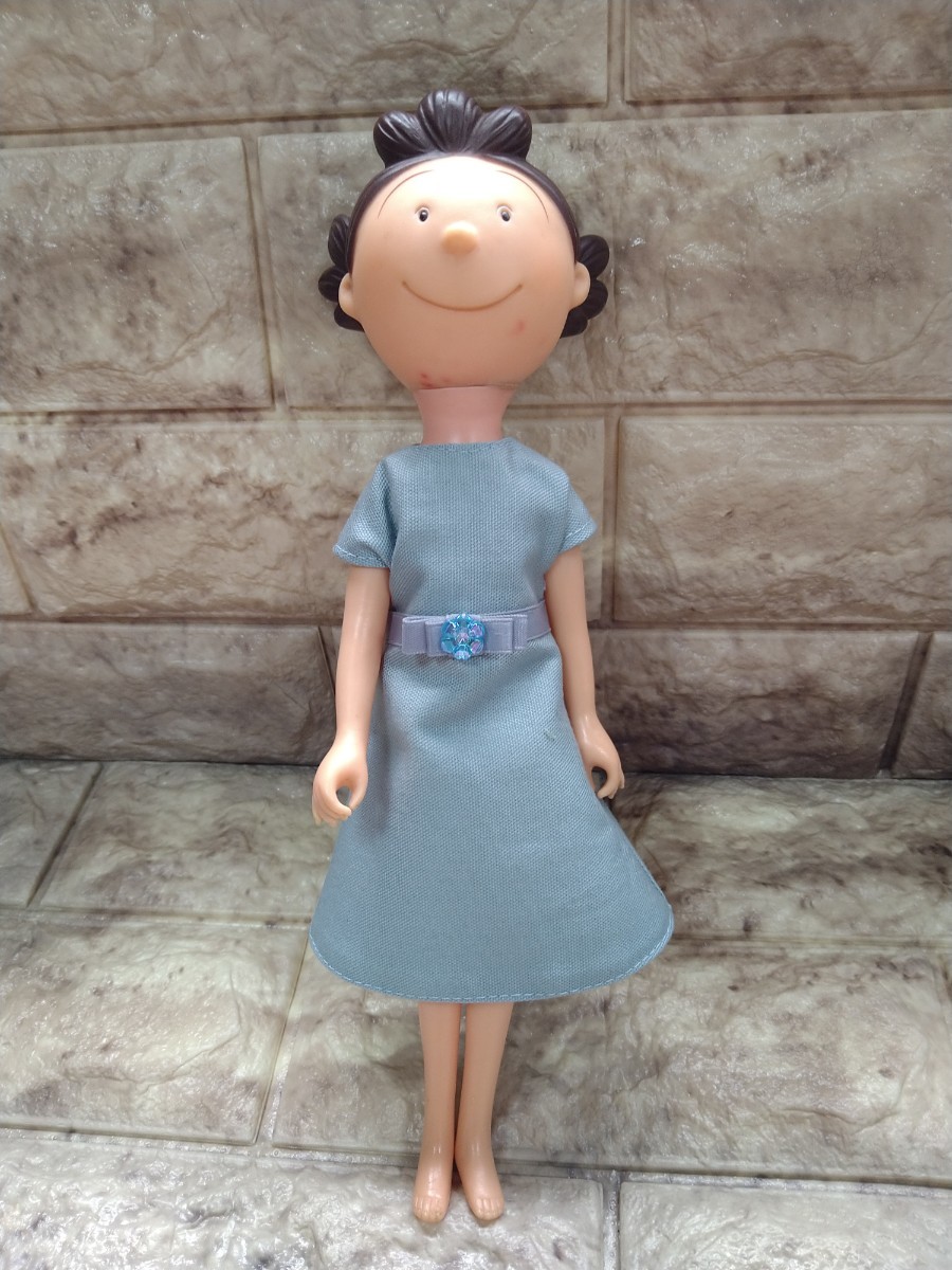 説明必読 ゆかいなかぞく サザエさん タカラ ソフビ 人形 服は