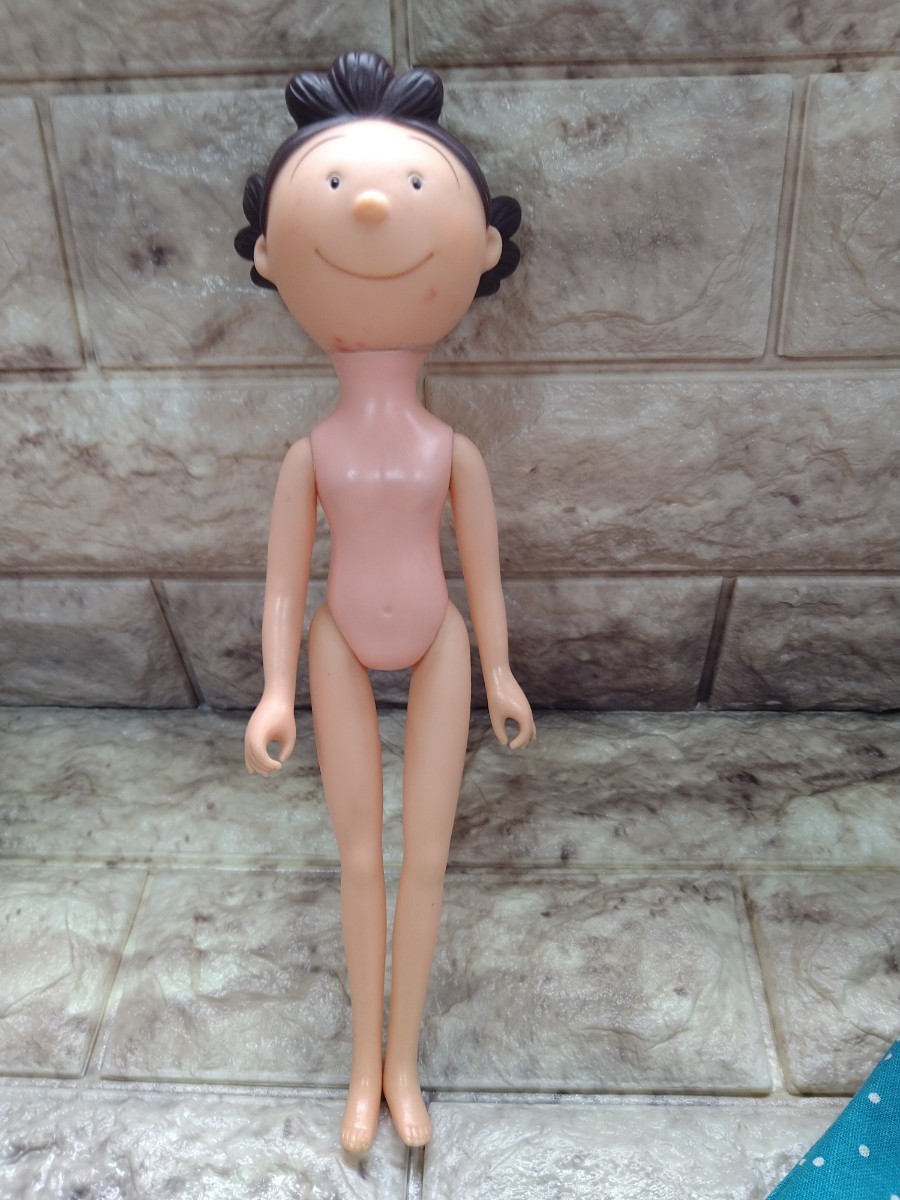 説明必読 ゆかいなかぞく サザエさん タカラ ソフビ 人形 服は