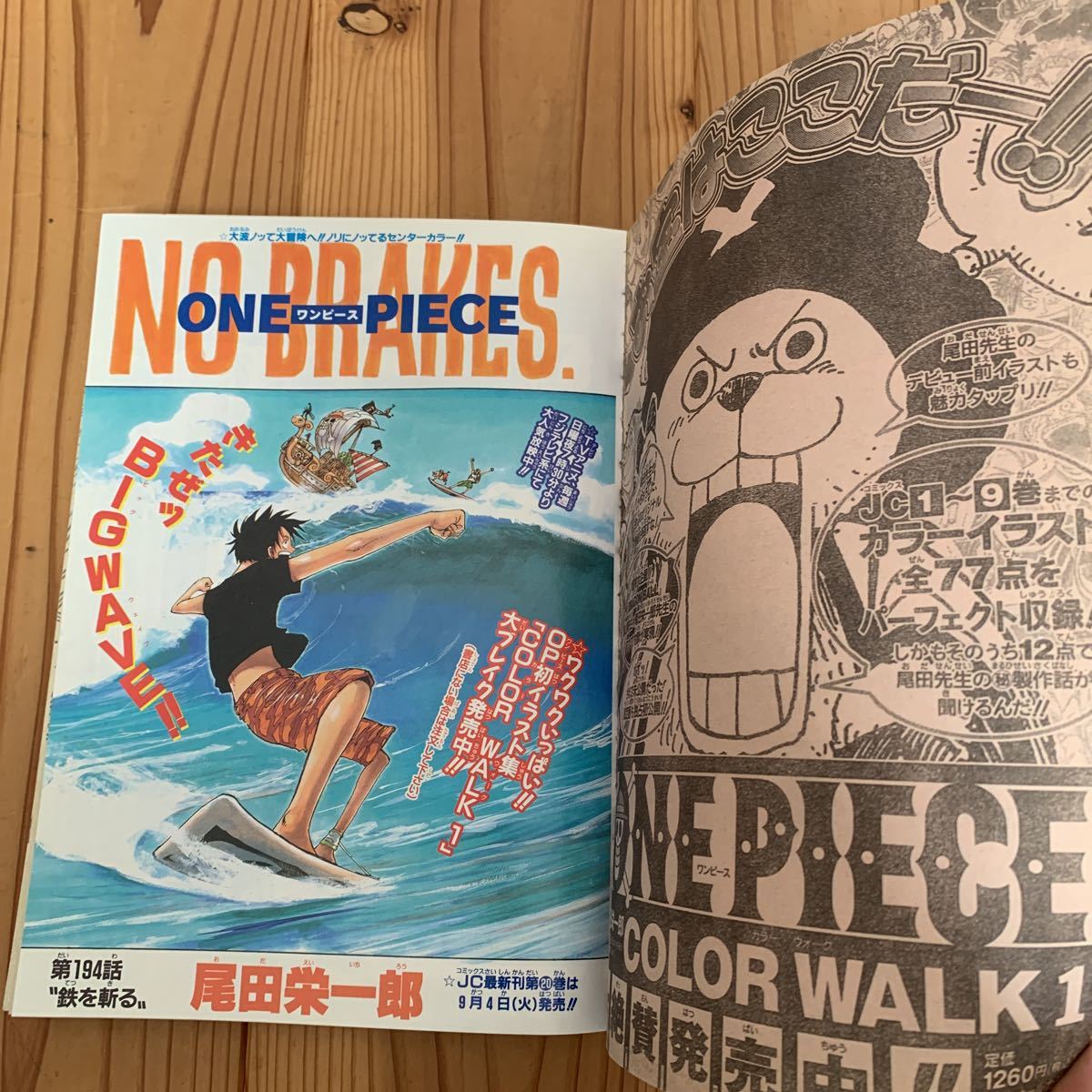ブリーチ BLEACH 新連載・第1回掲載号 週刊少年ジャンプ2001年