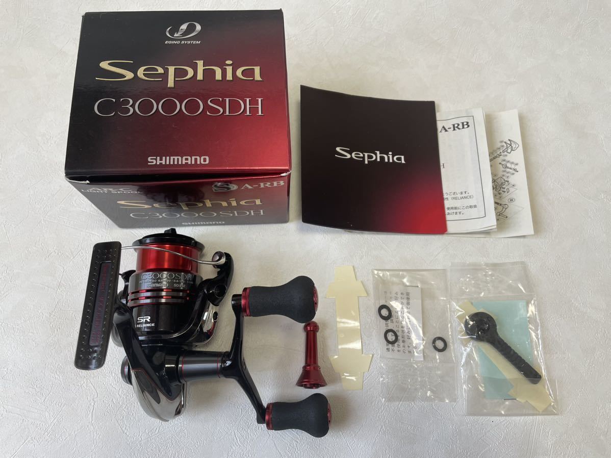 新品，限定セール】 シマノ 09セフィア C3000SDH ダブルハンドル
