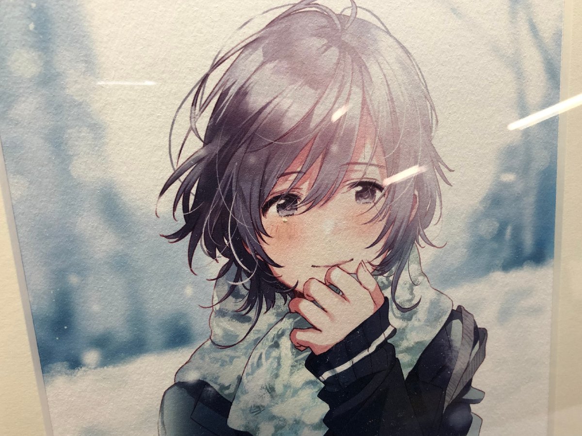 弱キャラ友崎くん プリマグラフィ 菊池風香 フライ先生 複製原画 額縁 
