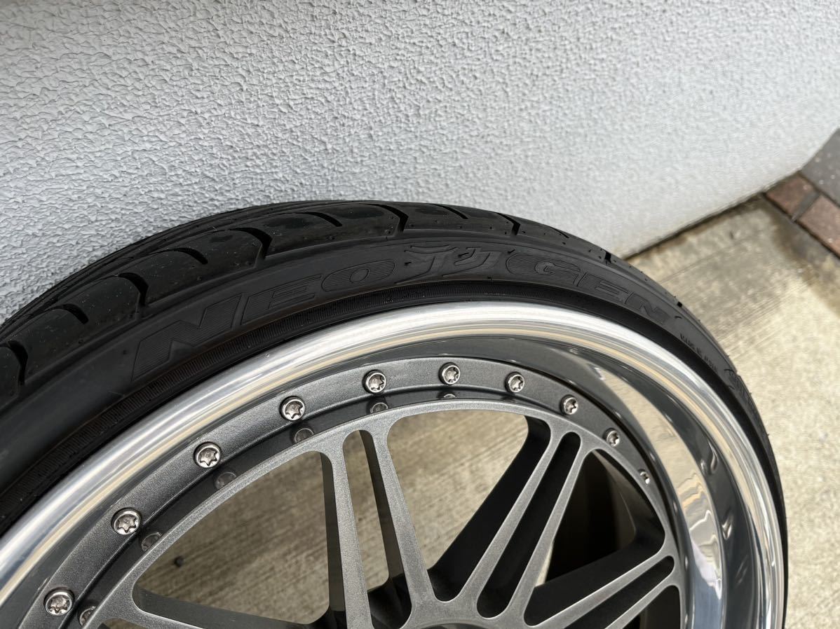 美品！送料込み！HRE C301 20インチ鍛造アルミ 5穴112 9J バリ山NITTO