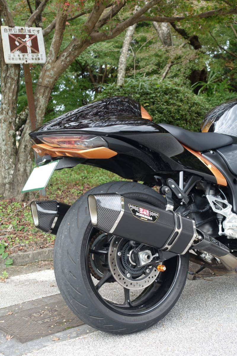 YOSHIMURA ヨシムラ Hayabusa スリップオン HEPTA FORCE 110-592-L02G0 メタルマジック/カーボン JMCA