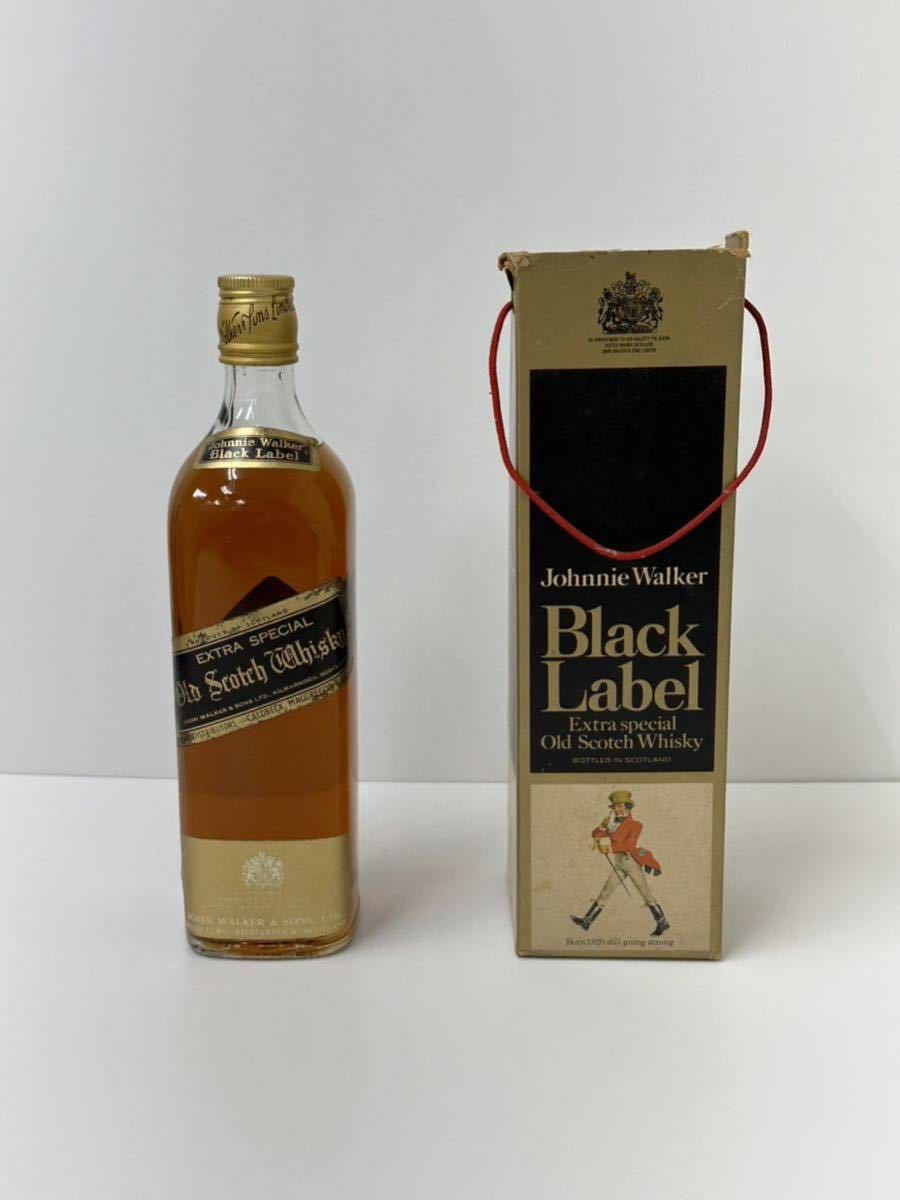 ジョニーウォーカー ブラックラベル 未開栓 未開栓☆古酒 ジョニー