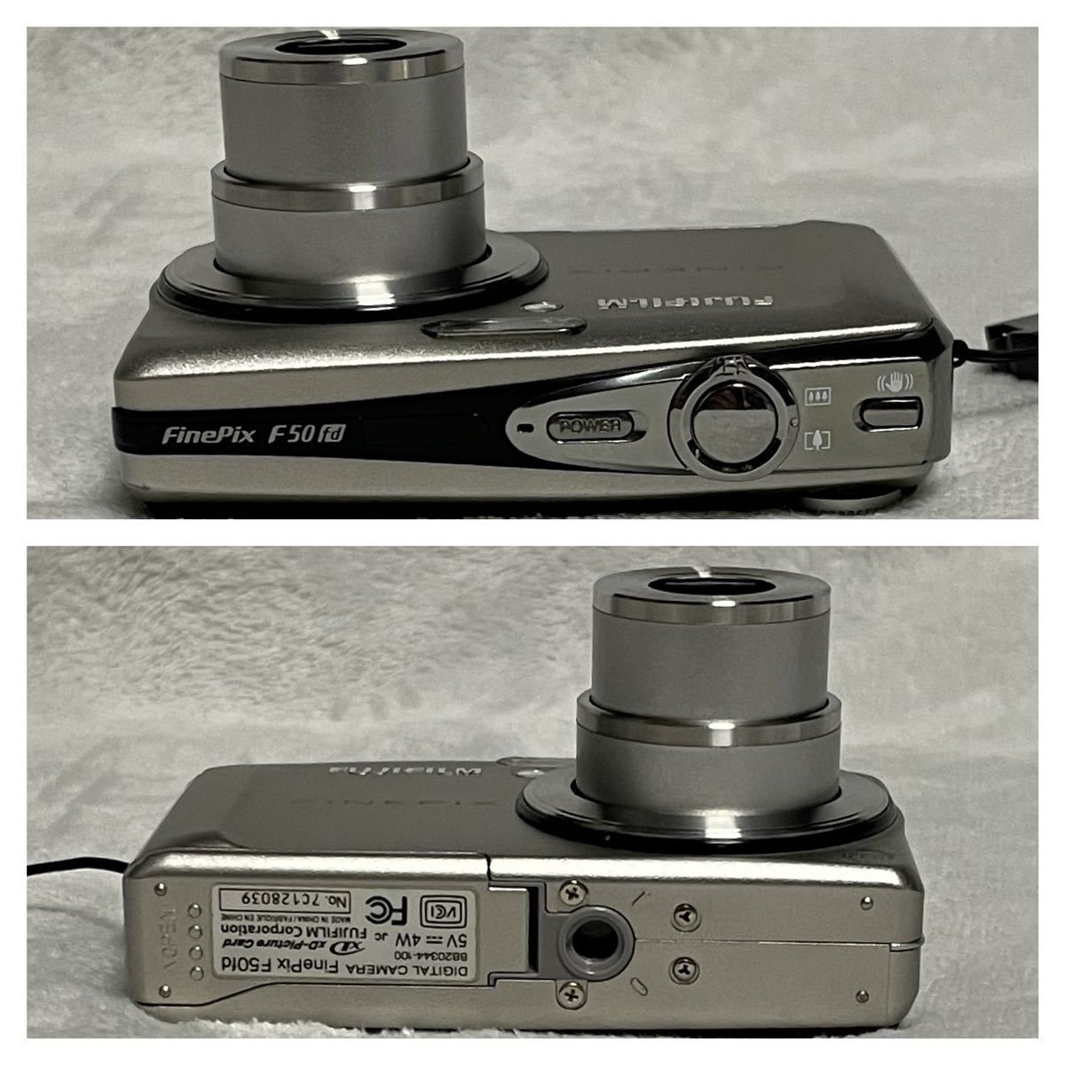 動作品】FUJIFILM FinePix F50fd 富士フィルム デジタルカメラ 箱付 1 