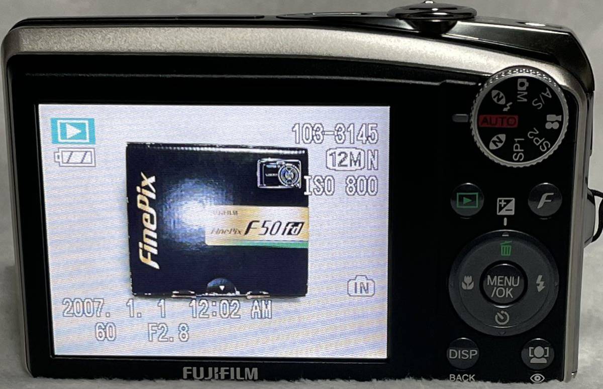 動作品】FUJIFILM FinePix F50fd 富士フィルム デジタルカメラ 箱付 1 