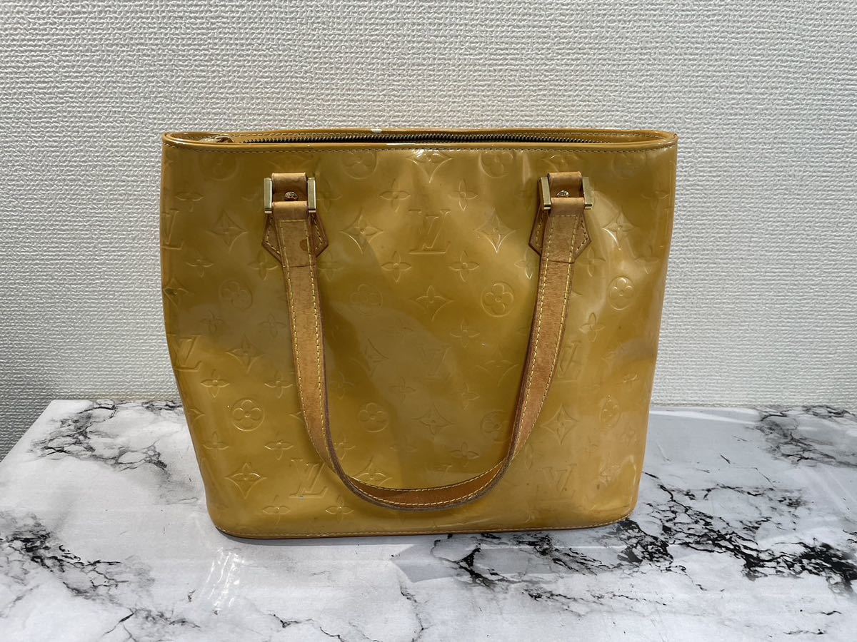 LOUIS VUITTON ヴェルニ ルイヴィトン ヒューストン トートバッグ