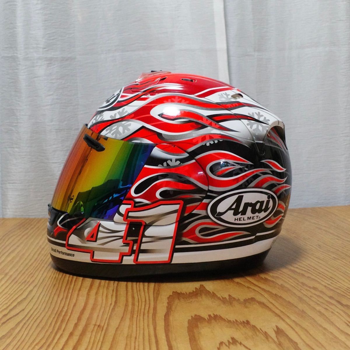 XLサイズ 》Arai(アライ) RX-7 RR4 HAGA フルフェイスヘルメット 芳賀