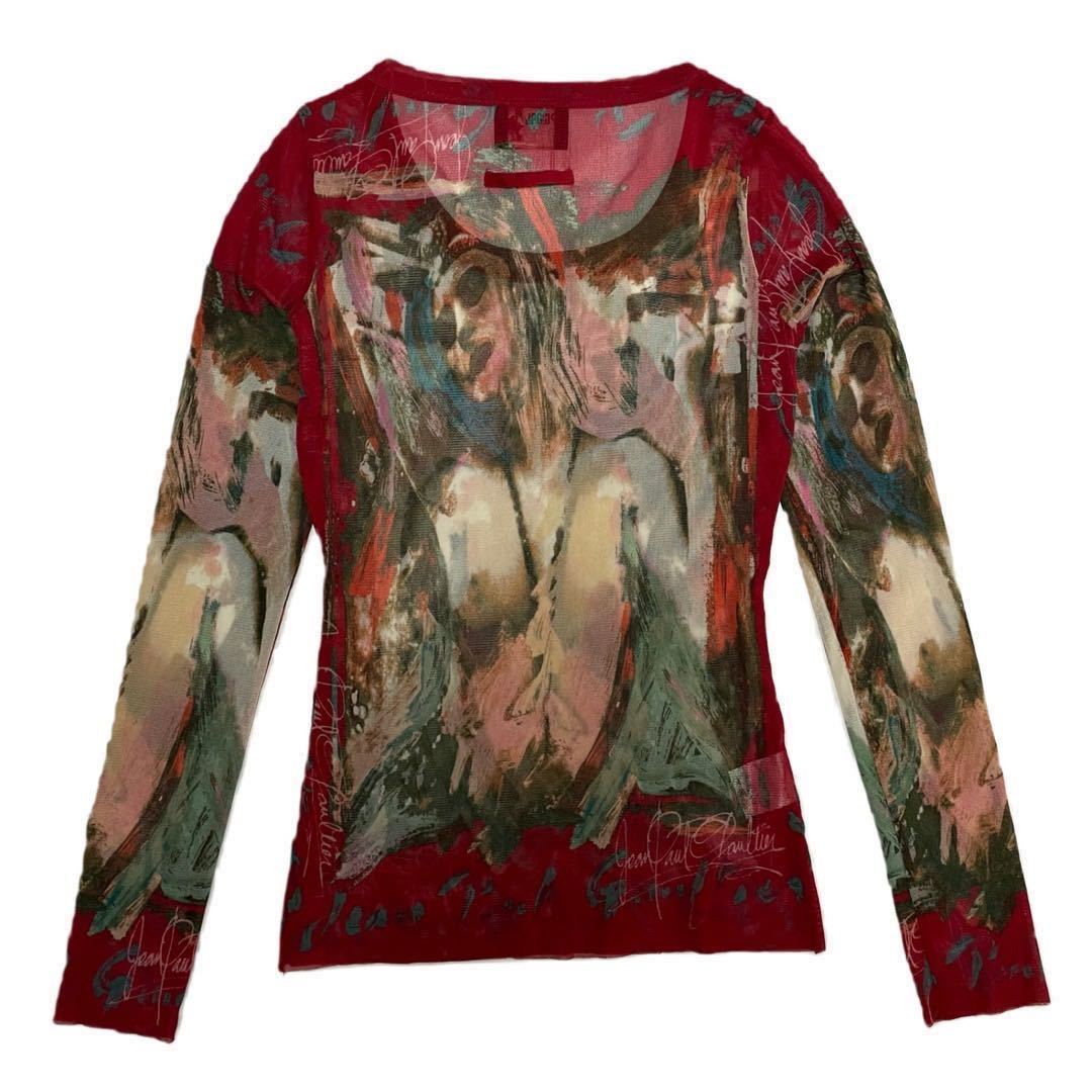 Rare Jean Paul Gaultier Tattoo Top 90s archive ゴルチエ パワー 大特価！！激レアtシャツarchive y2k
