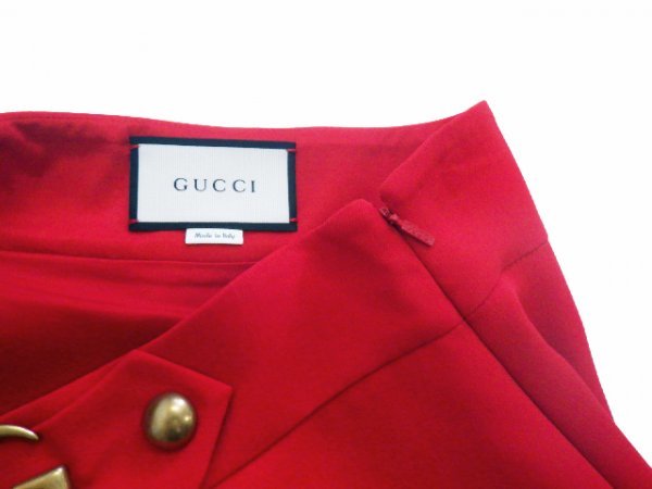 美品 国内正規 GUCCI グッチ GGマーモント スカート ミモレ 膝丈 