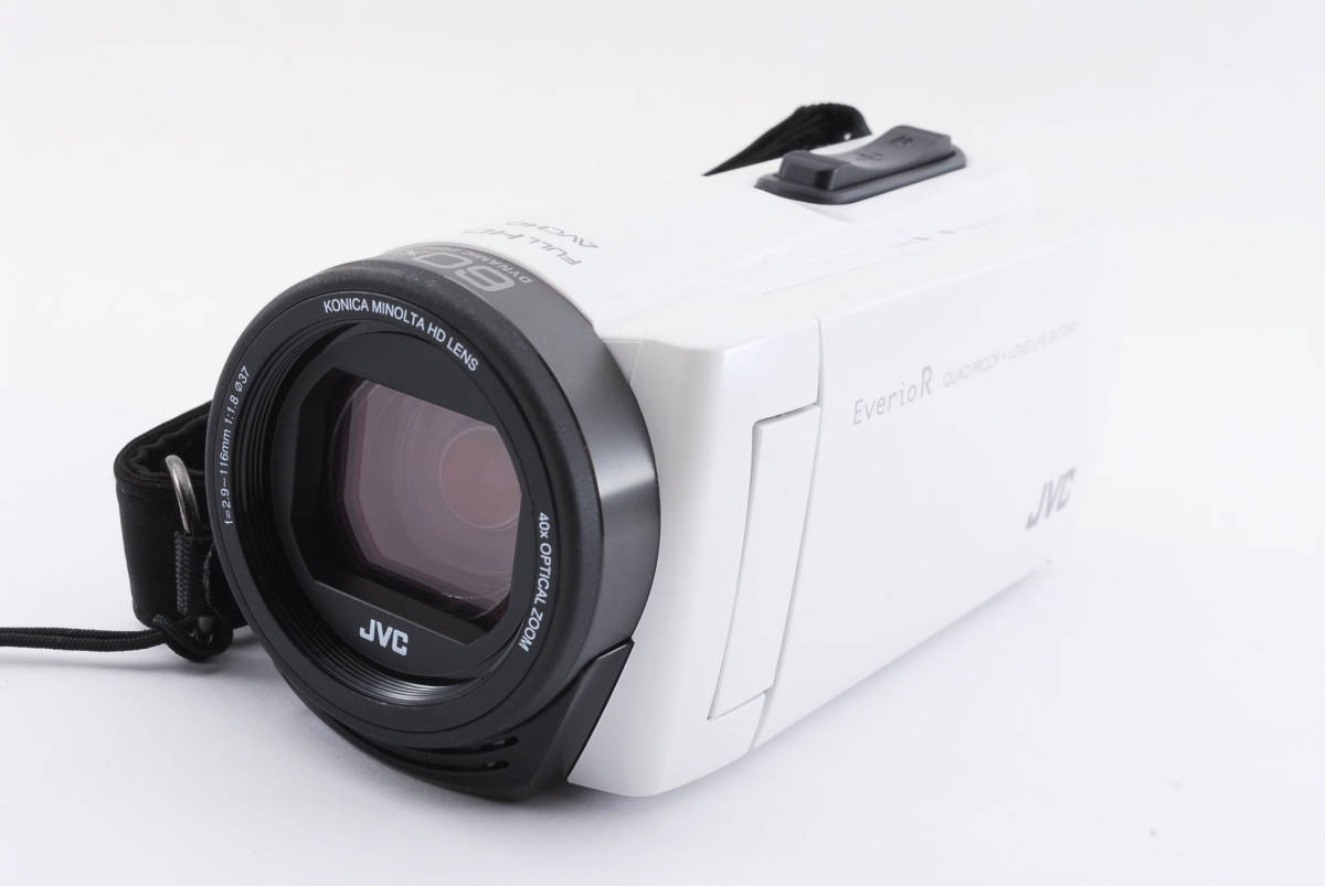 ☆美品☆ビクター Victor JVC GZ-R470ホワイト元箱付き#1636 カメラ