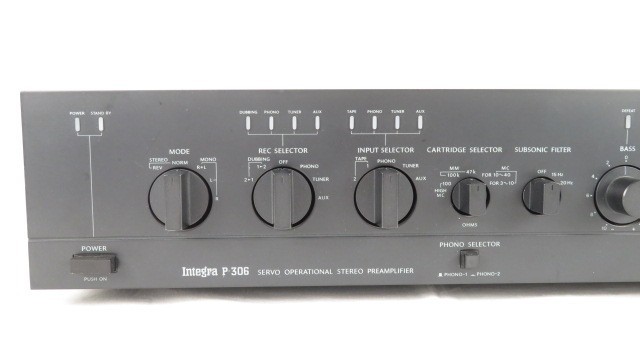 A040044☆オンキョー ONKYO Integra P-306 Integra Onkyo - | integra