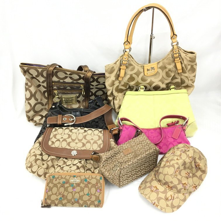 COACH F13739 コーチ シグネチャー ショルダーバッグ キャンバス ワン 
