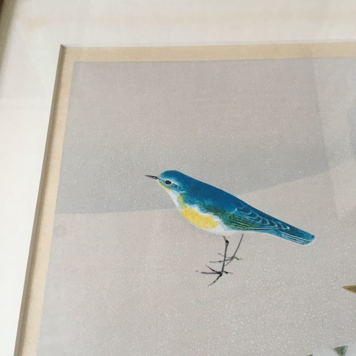 上村淳之「瑠璃鳥」 リトグラフ 限定NO.189⁄250直筆サイン 元箱付き