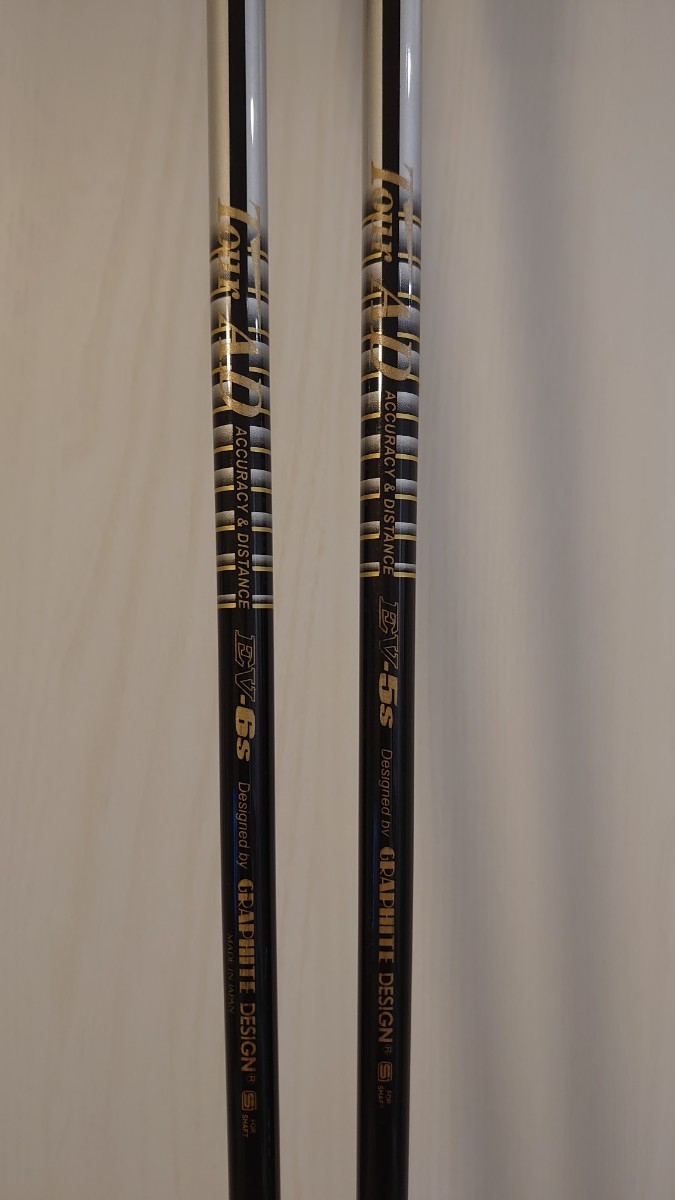 極上美品　ツアーAD 　EV5S EV6S 3W用/5W用 2本セット ピン G410 G425 G430 スリーブ付 lst sft 対応 tour ping 装置43.0/42.5インチ 