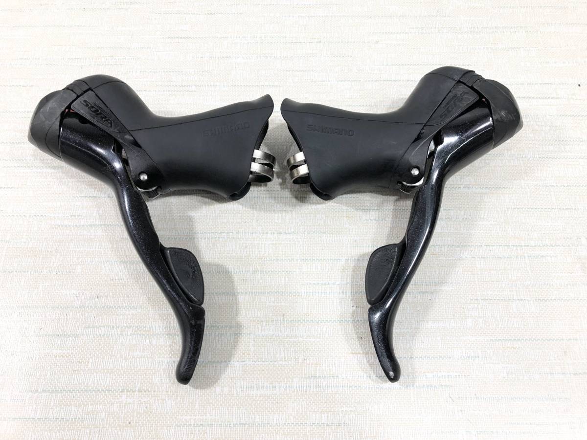 シマノ SORA ST-3500 2X9速 動作品 全国レターパックプラス520円で発送