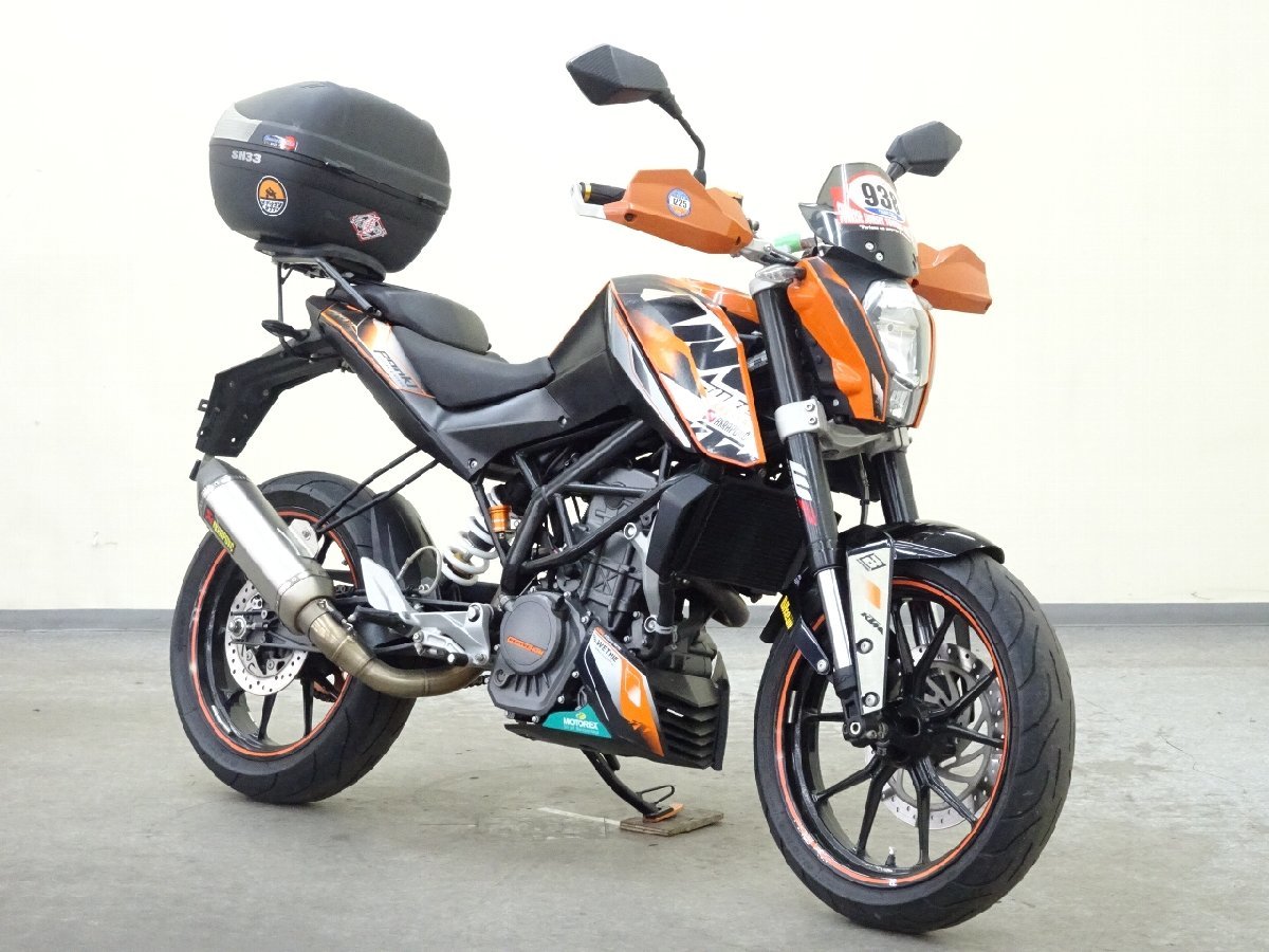 KTM 200 DUKE 【動画有】ローン可 ETC ボックス付 カスタム車 マフラー  