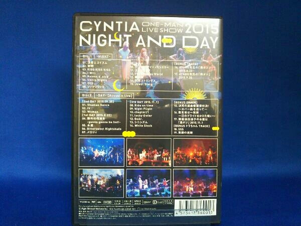 CYNTIA『ONE CYNTIA ONE-MAN LIVE SHOW 【NIGHT AND DAY】 MAN LIVE